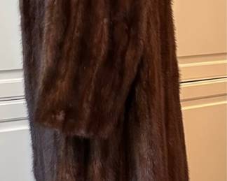 Mink full length coat