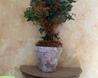 Wall sconces Faux English Ivy Topiary