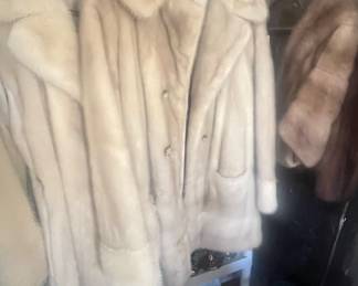 Mink coat and mink stole