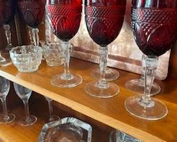 Fostoria, Copper, & Glass Barware