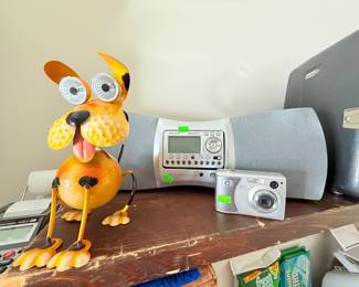 Delphi XM, HP Hand Held Camera & Metal Bobble Head Dog