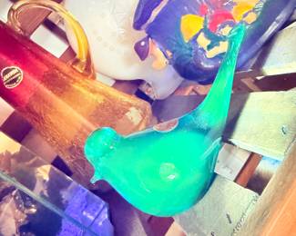 Blue Bird - Glows Green with Uranium! 