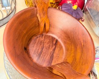 Wooden Salad Set 