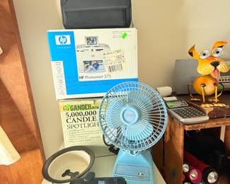 HP Photo Smart, Cameras & Blue Fan 