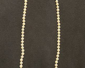 Mikimoto pearl necklace 