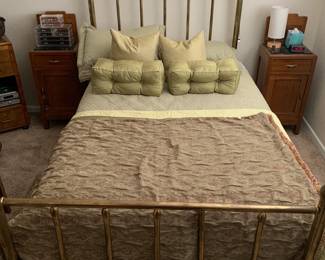 Brass bed frame