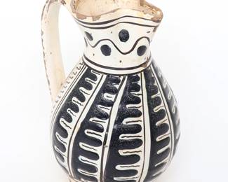 Lot 397 Beautiful Oak Leaf Style Italian Pitcher