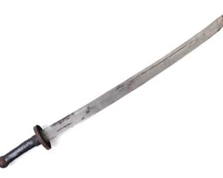 Lot 64 Chinese Dao Sword, Qing Imperial Army