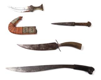 Lot 12 Collection of Knives Daggers