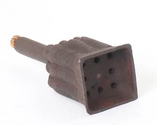 Lot 121 Chinese Ming Dynasty 8Barrel Hand Cannon, 17th C.