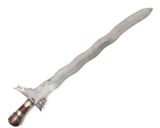 Lot 68 Moro Kris Sword w 9Wave Blade