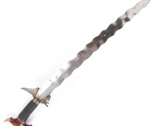 Lot 79 Moro Kris Sword, 19Wave