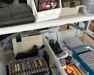 Great selection vintage gaming systems