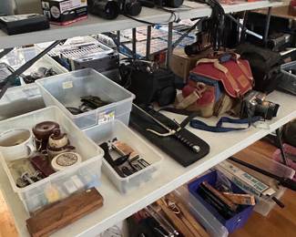 Knives, shaving, defense gear