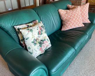 Leather sofa