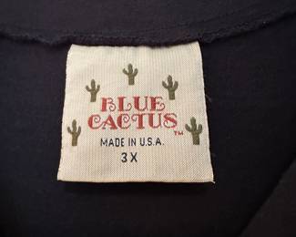 Blue Cactus Black Linen Button Up Maxi Dress – Size 3X