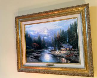 Framed Print "End of a Perfect Day II" by Thomas Kinkade