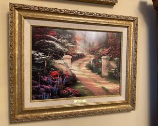 Framed Print "Spring Gate" by Thomas Kinkade
