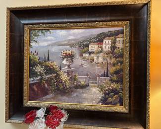 Framed Print "Capri Vista II" by Peter Bell