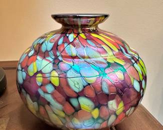 Dave Fetty Fenton Mosaic Vase