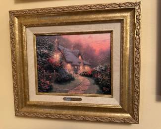 Framed Print "Glory of Evening" by Thomas Kinkade
