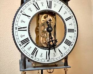 Hermle Skeleton Pendulum Clock