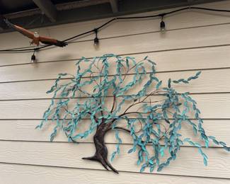 Metal Willow Tree Wall Art 