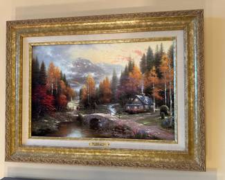 Framed Print "The Valley of Peace" by Thomas Kinkade