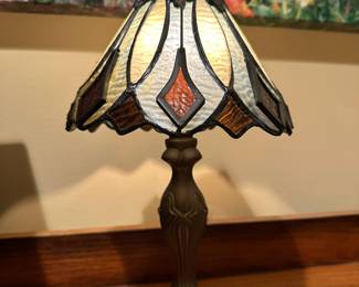 Mini Tiffany Style Table Lamp