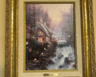 Framed Print "Sweetheart Cottage" by Thomas Kinkade
