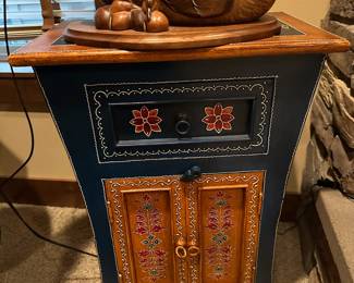 Bavarian Folk Art Style Cabinet