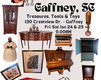 130 Crestview Dr Estate Sale Flyer