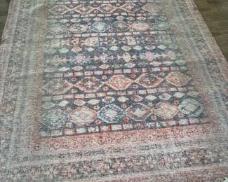 rug blue red