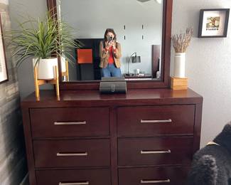 Dresser and mirror $300 