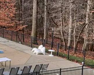 Pair of white modernist chairs 