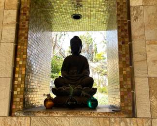 Fiberglass Buddha Fountain by Z Gallery $50