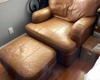 Leather Club Chair Robb and Stuckey I believe $500