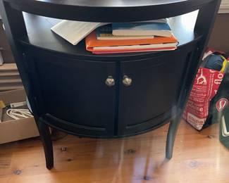 Black Round Side table $100