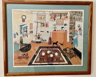 Framed Print 'Hugs and Quiches' by Sandi Wichersham Resnich