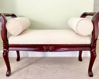 Vintage Upholstered Bench