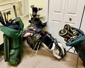 Golf Clubs and Bags