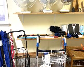 Cart, Walker, Fans & Health Care Items