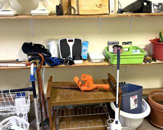 TV Stand; Electric Trimmer, Vacuum and More