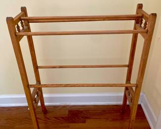 Antique Pine Quilt Rack