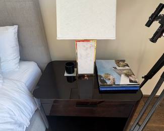 $300 for the lamp, $500 for the Restoration Hardware side table