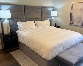 $2000 for the bed, $500 for the bench, $500 for the headboard