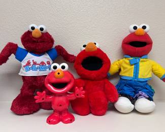 Vintage Sesame Street Elmo dolls