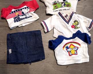 Vintage Snoopy doll clothes assortment