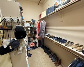 Purses and shoes galore!