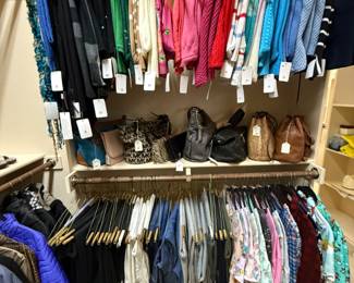 Womens clothing and handbags